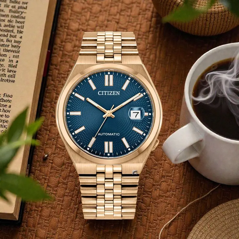 Citizen Tsuyosa Powermatic 60 Rose Gold-tone Men’s Watch- NK0023-57L